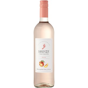 Barefoot Cellars Fruitscato Peach Moscato Sweet Wine - 750ml Bottle - 1 of 4