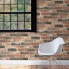 NuWallpaper Newport Reclaimed Brick Peel & Stick Wallpaper Craftsmen Brown: Removable Vinyl, Self-Adhesive, Washable - 2 of 4