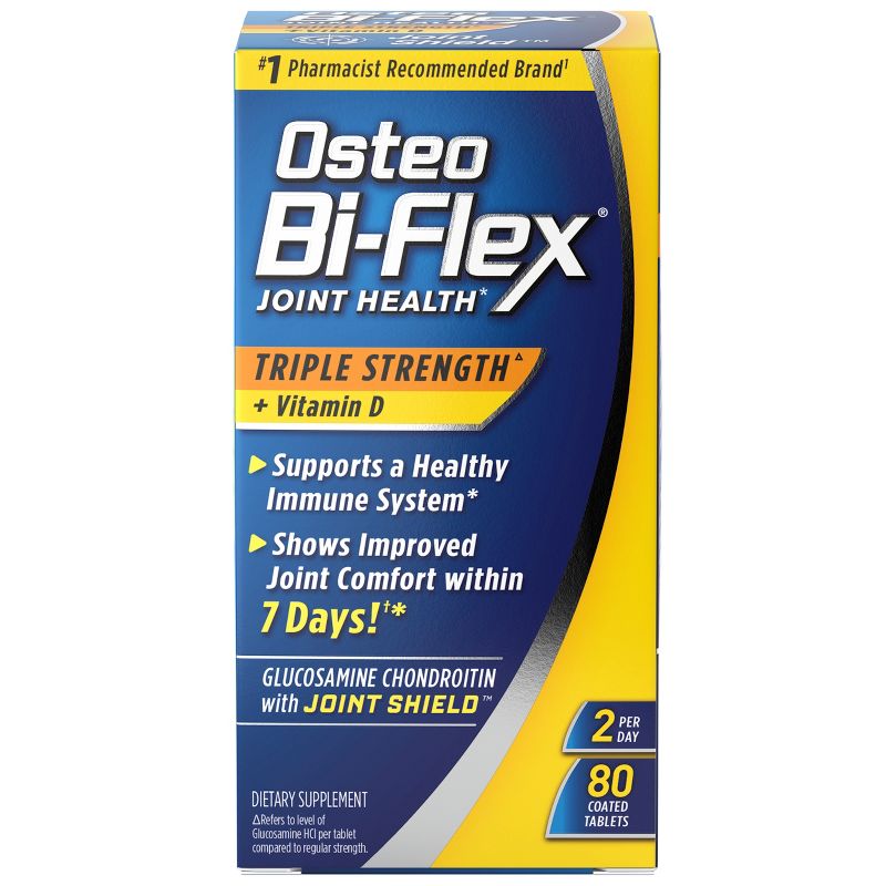 Osteo Bi-Flex Triple Strength &#38; Vitamin D Joint Health Tablets - 80ct, 1 of 10