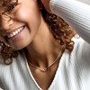 Pure Collection by Ross-Simons Italian 18kt Gold Vermeil and Sterling Silver Interlocking Oval Necklace Size 16 - 2 of 4