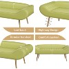 End of Bed Bench 57 Inch Bedroom Bench Ottoman Footrest Stool Upholstered Entryway Ottoman Bench Seat for Living Room, Entryway, Dining Room - 3 of 4