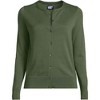 Lands' End Women's Fine Gauge Cotton Cardigan Sweater - 3 of 3