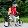 Costway 2-In-1 Kids Tricycle Auxiliary Balance Bike with Detachable Pedals Toddler Tricycle - 4 of 4
