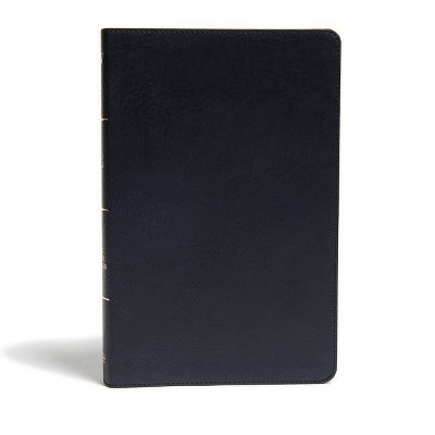 KJV Ultrathin Reference Bible, Black Leathertouch - by  Holman Bible Publishers (Leather Bound)