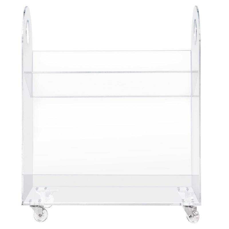 Babyletto Presto Acrylic Bookcase and Cart - Clear, 1 of 5