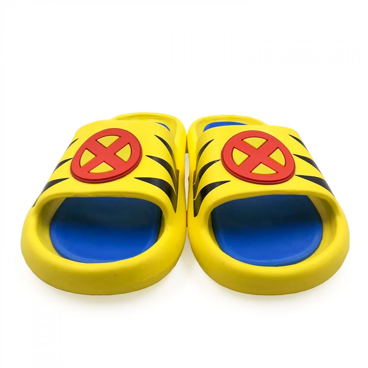Mens Wolverine Character Armor Cloud Comfort Foam Slide Sandals - thumbnail 6