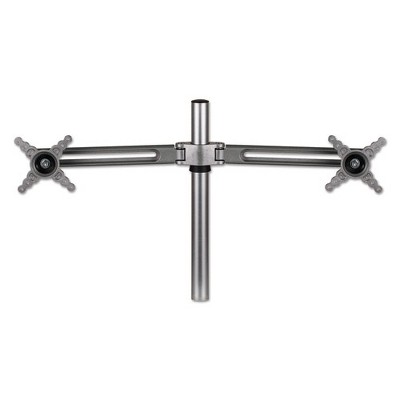 Fellowes Lotus Dual Monitor Arm Kit, For 26" Monitors, Silver, Supports 13 lb
