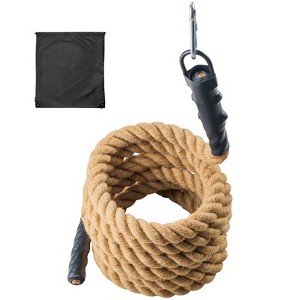 VEVOR Gym Climbing Rope, 1.5" Diameter 30 ft Length Gym Fitness Training Rope, Gym Exercise Workout Rope for Adults, Climbing Rope for Fitness - 1 of 4