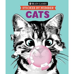 Brain Games - Sticker by Number: Cats (28 Images to Sticker) - by  Publications International Ltd & New Seasons & Brain Games (Paperback) - 1 of 1