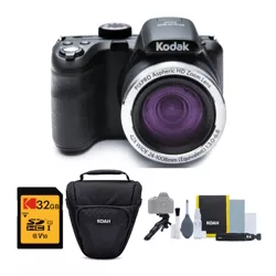 KODAK PIXPRO AZ421 Astro Zoom 16MP Digital Camera (Black) and Holster Bag Bundle