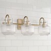 Capital Lighting Nyla 3 - Light Vanity in  Aged Brass - 2 of 4