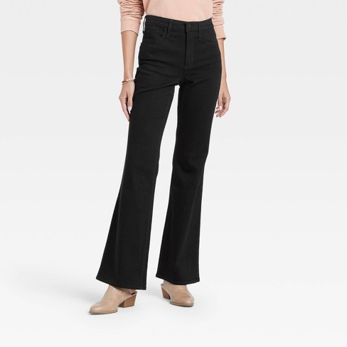 Women's High-rise Flare Jeans - Universal Thread™ Black : Target