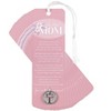 Dicksons Christian Mom - You're #1 in My Heart, Pink 6 x 2 Inch Paper Tassel Bookmark with Coin; Pack of 15 - 2 of 2