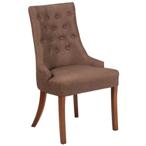 Hercules Tufted Chair Brown - Riverstone Furniture