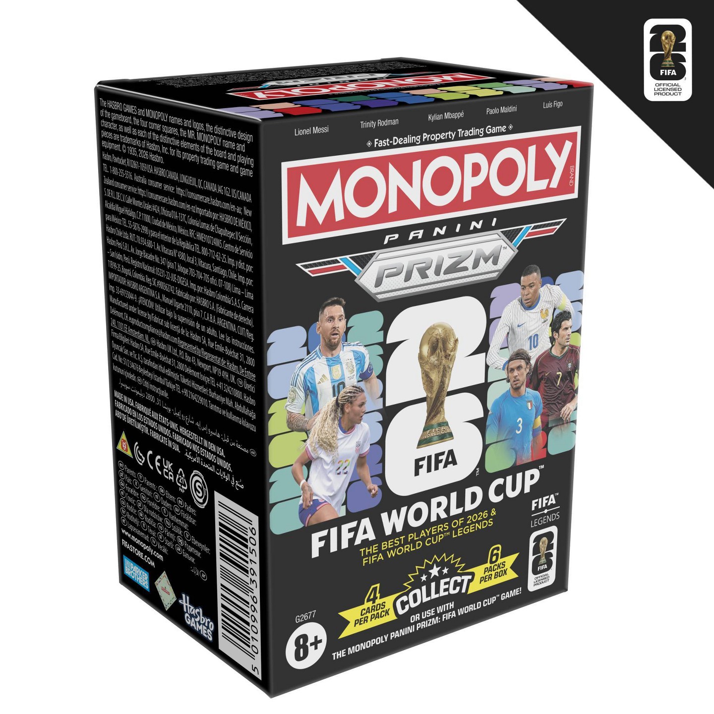 Детская игрушка Monopoly Panini Prizm: FIFA World Cup Trading Cards Booster Box — фото 5