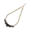 SOHI Women's Onyx Black Party Stone Statement Necklace - 2 of 4