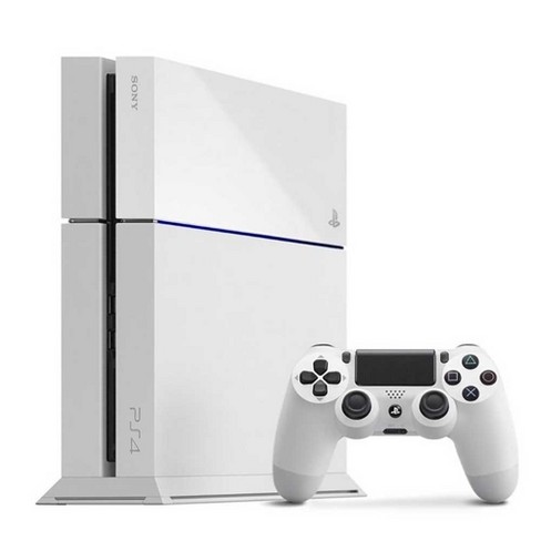 Sony PlayStation 4 500GB Gaming Console Glacier White with Wireless  Controller Manufacturer Refurbished