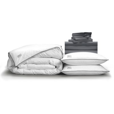 Luxe Soft & Smooth Perfect Bedding Bundle, with White Goose Down