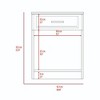 TIRAMISUBEST Nightstand 21"H - Gray Mobile File Cabinet - 2 of 4
