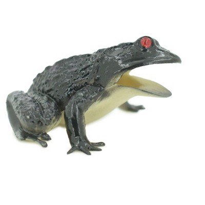 Collectible Wildlife Gifts | Frog, Black Frog, Toad, Rubber Toy, Realistic, Rainforest Amphibian, Model,   Educational, Gift,     3"    F6091 B3