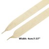 INSPIRE CHIC Polyester Fashion Shoelace 4 cm Wide 1 Pair - 3 of 4