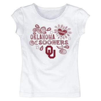 NCAA Oklahoma Sooners Toddler Girls' White T-Shirt
