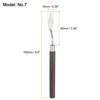 Unique Bargains Stainless Steel Wood Handle Flexible Polished Palette Knife 2 Pcs - 2 of 4