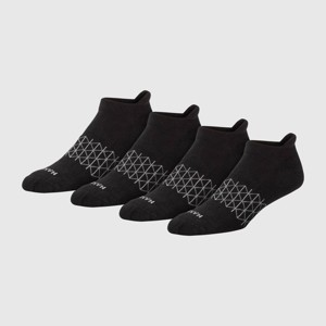 Hanes Men's 3pk +1 Absolute Active Cushioned Heel Shield Socks - 6-12 - 1 of 4