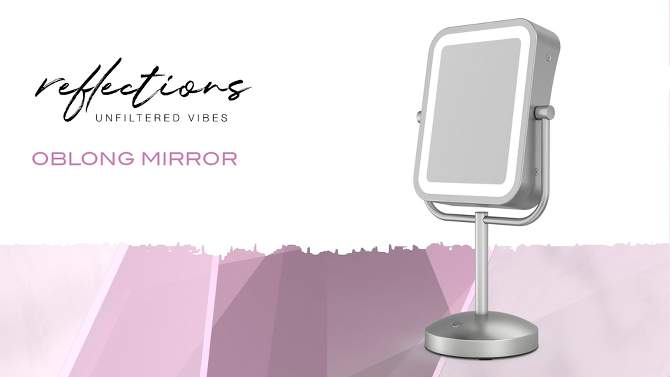 Conair LED Vanity Makeup Mirror - Silver, 2 of 12, play video