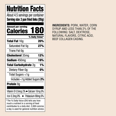 Original Breakfast Sausage Links - 12oz - Good & Gather™