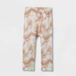 Grayson Collective Toddler Boys' French Terry Tie-Dye Jogger Pants - Light Brown