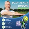 Magnesium Glycinate 500mg, Chelated Magnesium with Zinc & Vitamin D3 for Muscle, Nerve & Bone, Support Heart Health & Leg Cramp - 120cts - 3 of 4