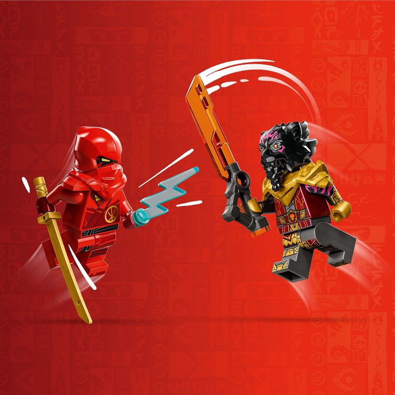 LEGO NINJAGO Kai and Ras&#39;s Car and Bike Battle Toddler Building Toy 71789, 5 of 9