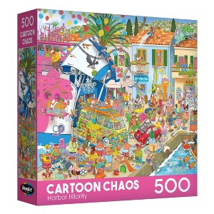 RoseArt Cartoon Chaos 500pc - Harbor Hila Jigsaw Puzzle : Target