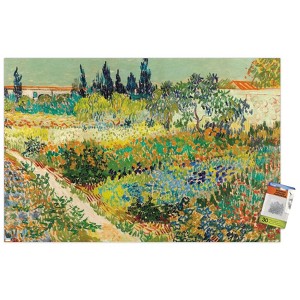 Trends International Garden at Arles by Vincent van Gogh Unframed Wall Poster Prints - 1 of 4