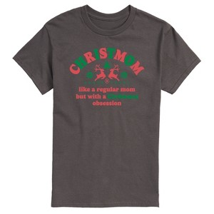 Women's - Instant Message - Christmas Mom Short Sleeve Graphic T-Shirt - 1 of 4