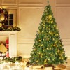 SUGIFT 6ft Pre-lit Artificial Christmas Tree W/1000 Branch Tips & 250 Warm Lights - 2 of 4