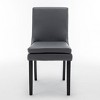 PAGED Modern Dining Chairs Set of 2 Upholstered Dining Room Chairs with Wood Legs for Living Room, Kitchen - 3 of 4