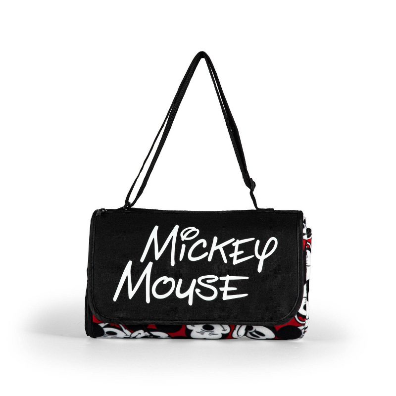Picnic Time Mickey Mouse Outdoor Blanket Tote - Red/Black, 1 of 10
