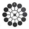 Yosemite Home Decor Coastal Metal Bubble Wall Clock in Multi-Color - 3 of 4