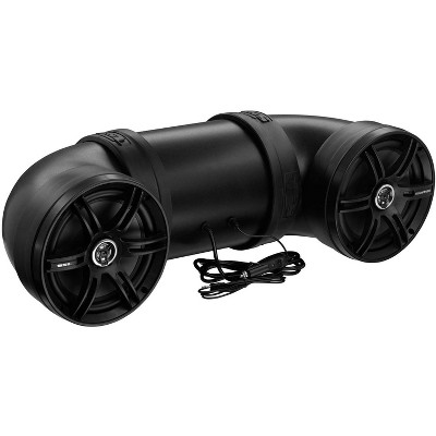  Soundstorm BTB8 Dual 8" 700W ATV/Marine Amplified Tube Speaker with Bluetooth 