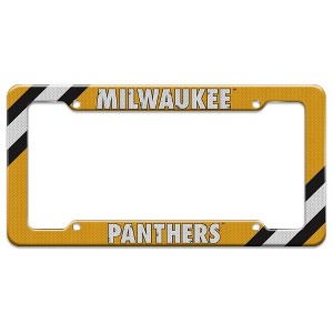 Milwaukee Panthers Corner Stripes License Plate Tag Frame - 1 of 4