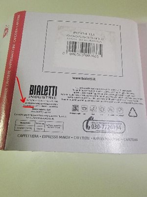 Bialetti Macchina caffè Moka 3 Tazze Caffettiera colore Azzurro - BIA290870  Fiammetta