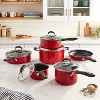 Cuisinart 55-11 Advantage Non-Stick 11-Piece Cookware Set (Red) - 3 of 4