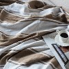 KTMBDW Striped Collection Cotton Throw Blanket Set of 2, 50x60 Inch - 3 of 4
