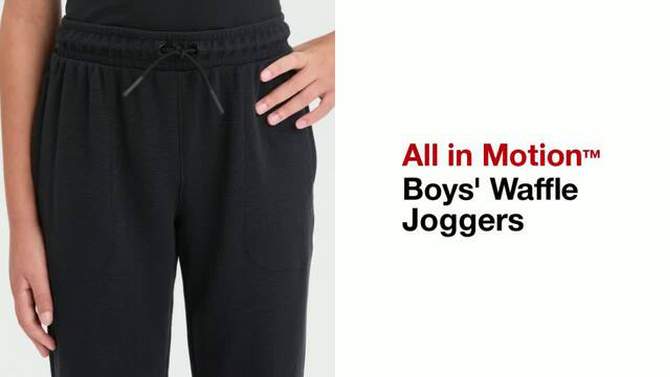 Boys&#39; Waffle Joggers - All In Motion™, 2 of 5, play video