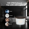 Hunter Ellipse 100 CFM Bathroom Exhaust Fan - Hunter Ceiling Fan with Light and Night Light – Bronze - 3 of 4