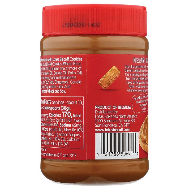 Biscoff Creamy Cookie Butter Spread - 14oz, 2 of 10
