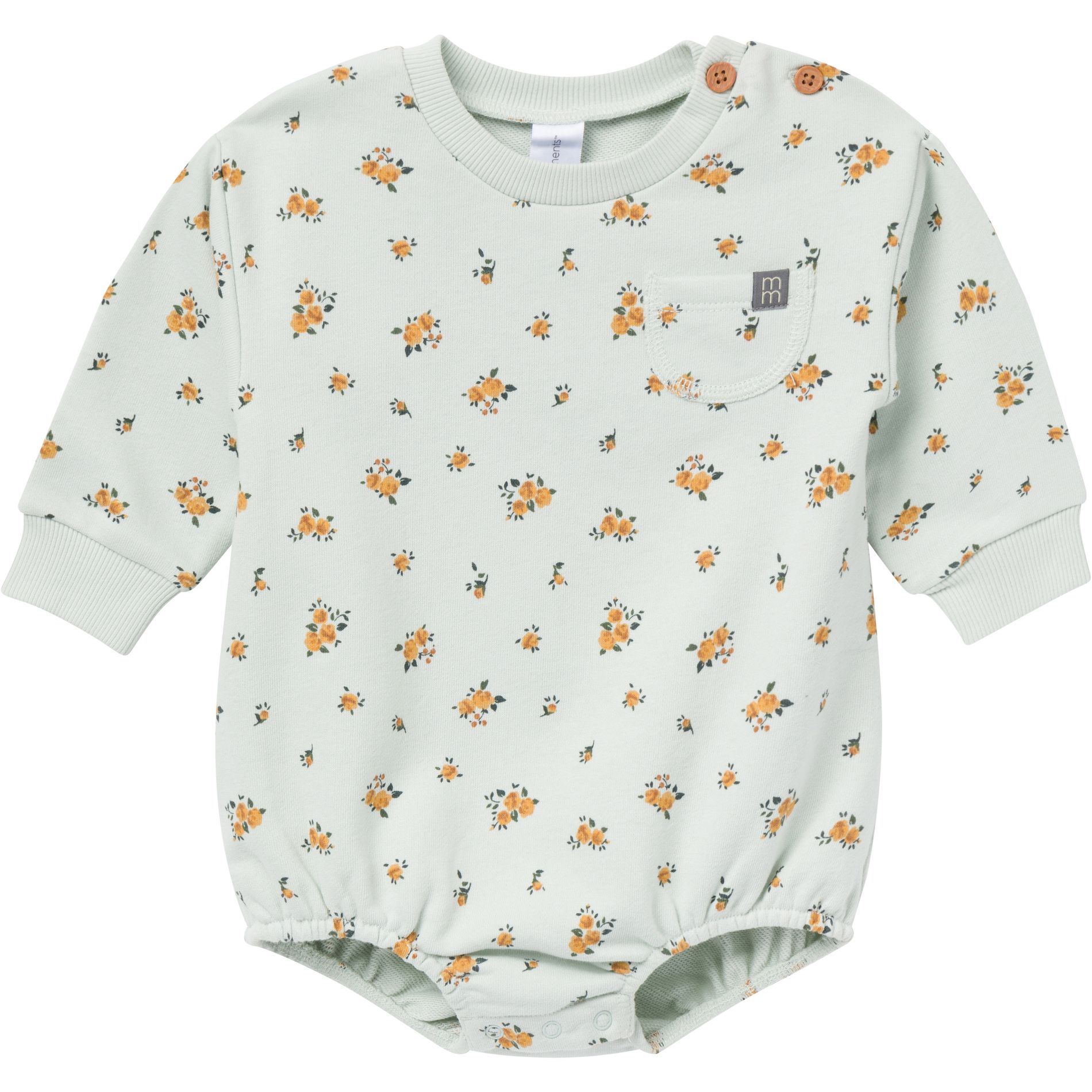 Modern Moments™ by Gerber Baby Girls' Long Sleeve Bubble Romper