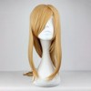 Unique Bargains Women's Wigs 33" Gold Tone with Wig Cap - 2 of 4
